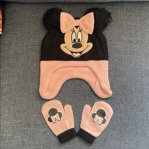 Disney Minnie Mouse Winter Hat and Mittens